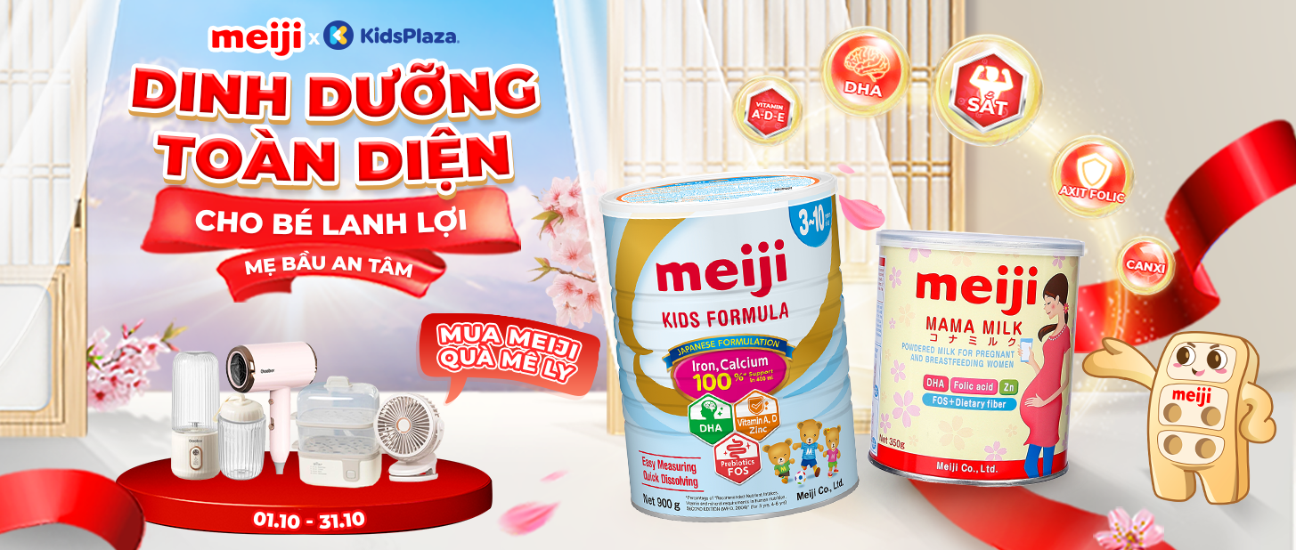 Sữa Meiji khuyến mại 