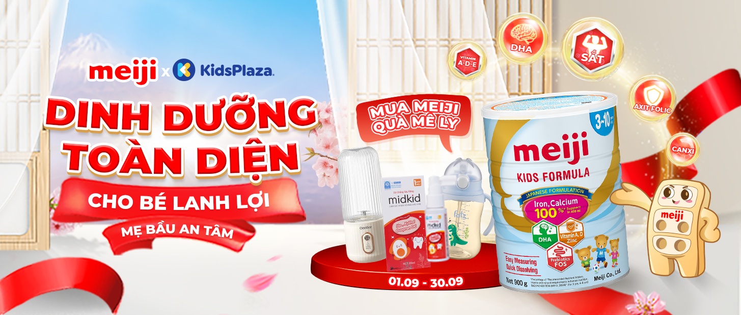 Sữa Meiji khuyến mại 