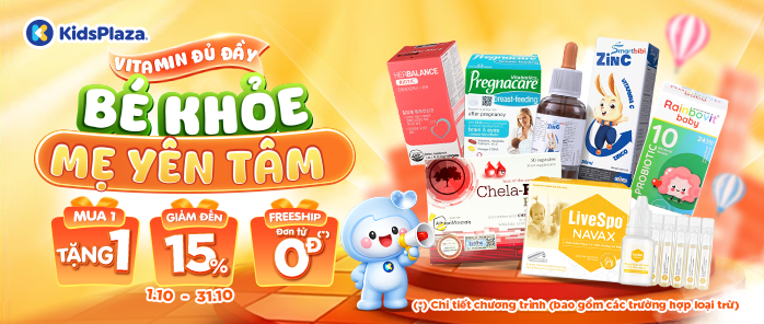 Vitamin tăng đề kháng cho bé 