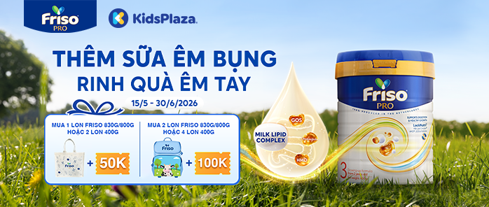 Sữa Friso khuyến mại T6