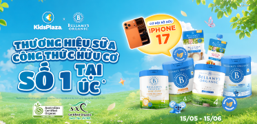 Sub banner - Khuyến mại sữa Bellamy's Organic