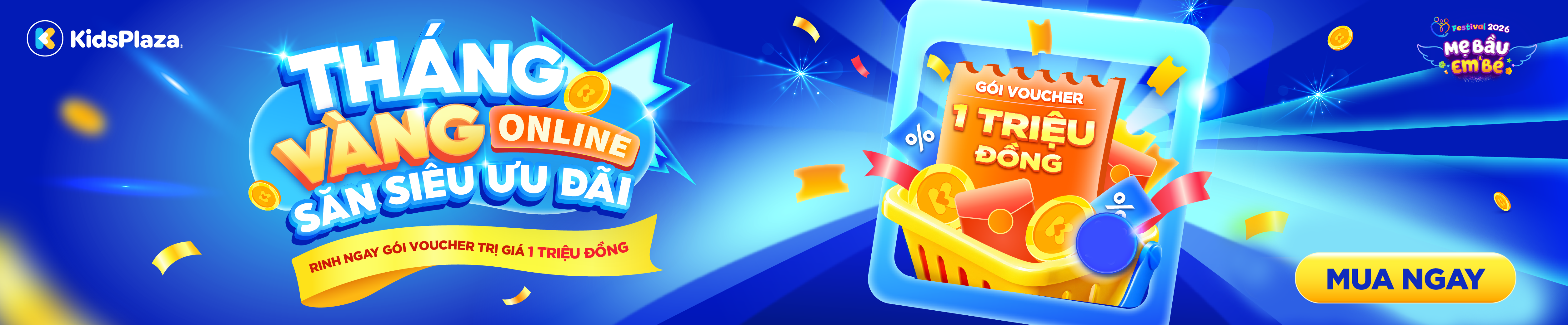 [center banner] Tháng vàng Online - Săn sale ưu đãi