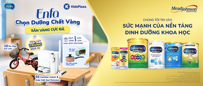 Khuyến mại sữa Enfa 