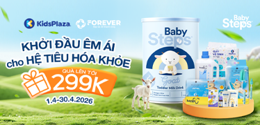 Sub banner - Khuyến mại sữa Babysteps
