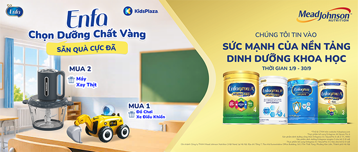 Khuyến mại sữa Enfa 