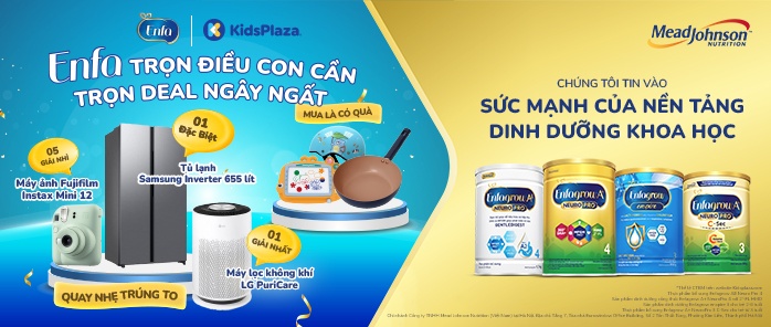 Khuyến mại sữa Enfa 