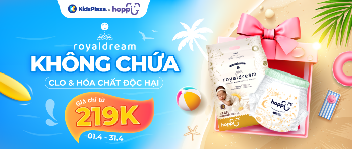 Khuyến mại bỉm Hoppi Royaldream