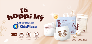 Sub banner - Khuyến mại Tã- bỉm Hoppi Mỹ