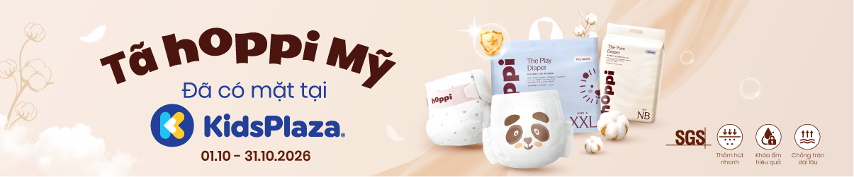 [Center banner] - Khuyến mại Tã- bỉm Hoppi Mỹ