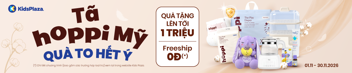 [Center banner] - Khuyến mại Tã- bỉm Hoppi Mỹ