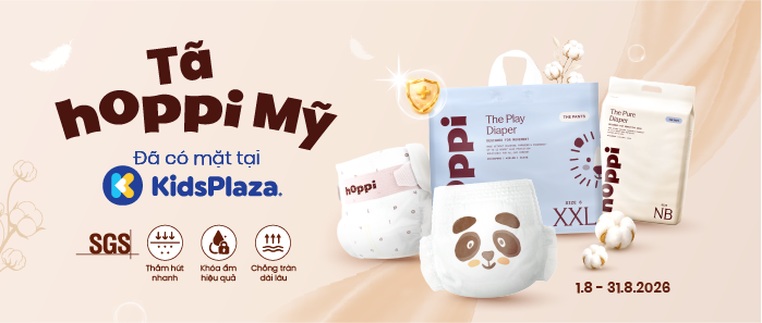 Khuyến mại Tã- bỉm Hoppi Mỹ 