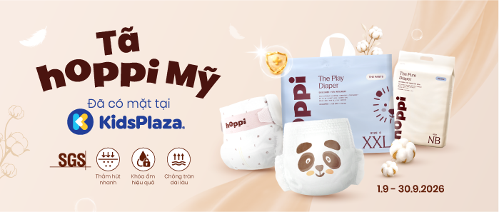 Khuyến mại Tã- bỉm Hoppi Mỹ 