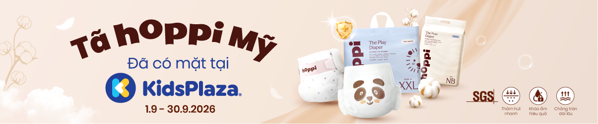 [Center banner] - Khuyến mại Tã- bỉm Hoppi Mỹ