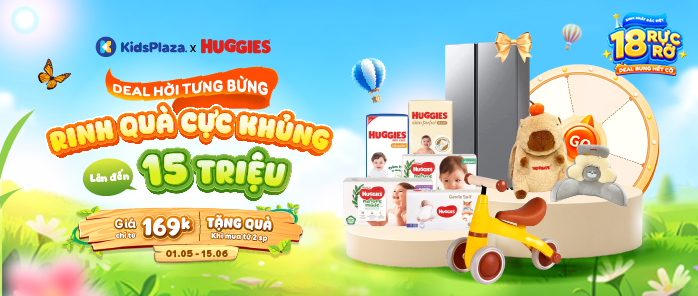 Khuyến mại Huggies T5/2026