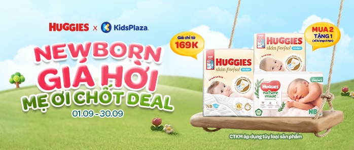 Khuyến mại Huggies T9/2026