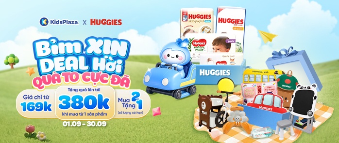 Khuyến mại Huggies T9/2026