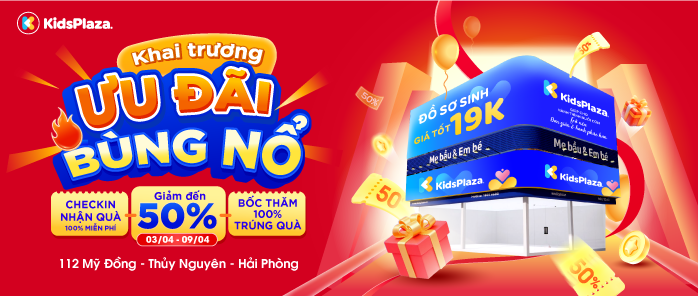Tưng bừng khai trương Kids Plaza 112 Mỹ Đồng - Thủy Nguyên - Hải Phòng