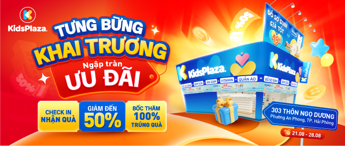 Tưng bừng khai trương Kids Plaza 303 Ngọ Dương, Phường An Phong, TP. Hải Phòng