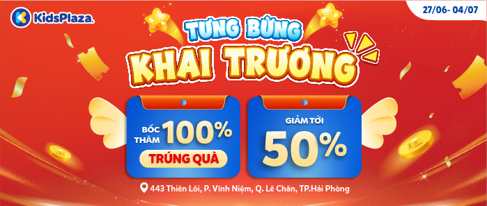 Tưng bừng khai trương Kids Plaza 443 Thiên Lôi, P. Vĩnh Niệm, Q. Lê Chân, TP. Hải Phòng