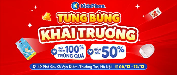 Tưng bừng khai trương Kids Plaza 49 Phố Ga, Vạn Điểm, Thường Tín, Hà Nội