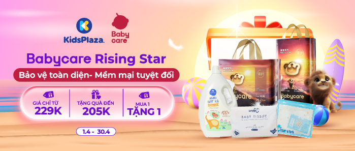 Bỉm BabyCare khuyến mãi T4