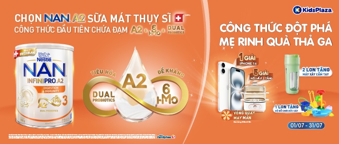 Khuyến mại sữa Nan A2