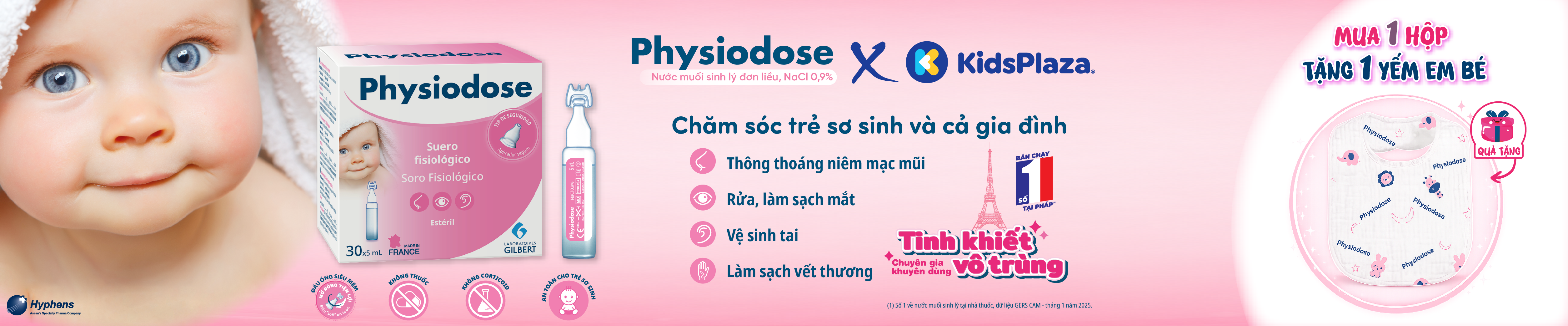 [Center banner] -  Khuyến mại Physiodose