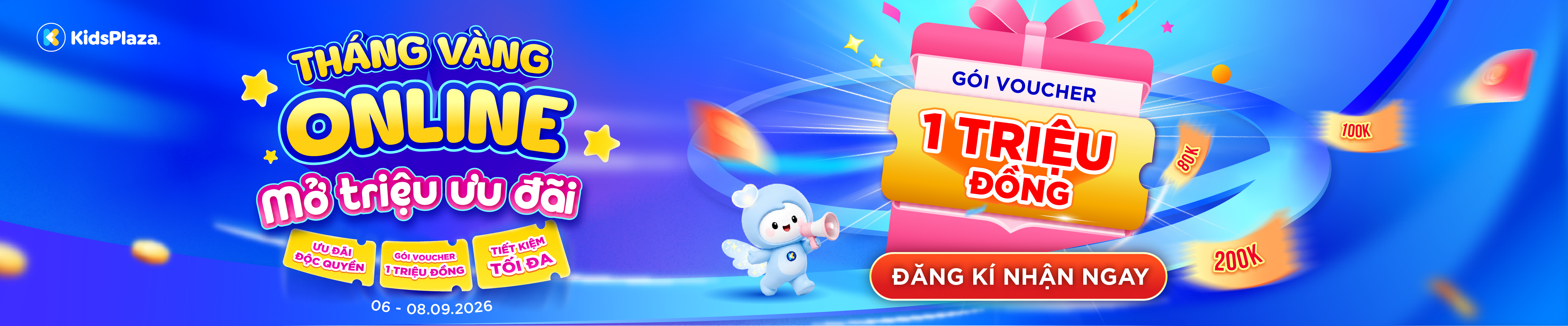 [center banner] Đặc quyền Online - Siêu Voucher 1 triệu