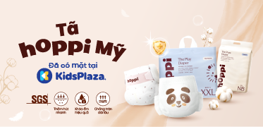 Sub banner - Khuyến mại Tã- bỉm Hoppi Mỹ