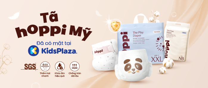 Khuyến mại Tã- bỉm Hoppi Mỹ 