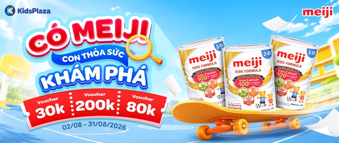 Sữa Meiji khuyến mại 