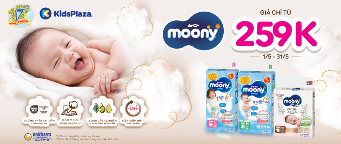 Moony khuyến mại T5