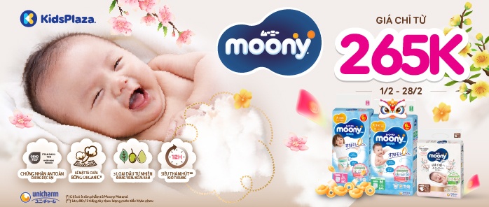 Moony khuyến mại T2