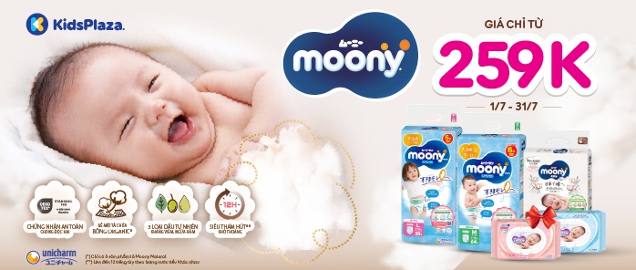 Moony khuyến mại T7