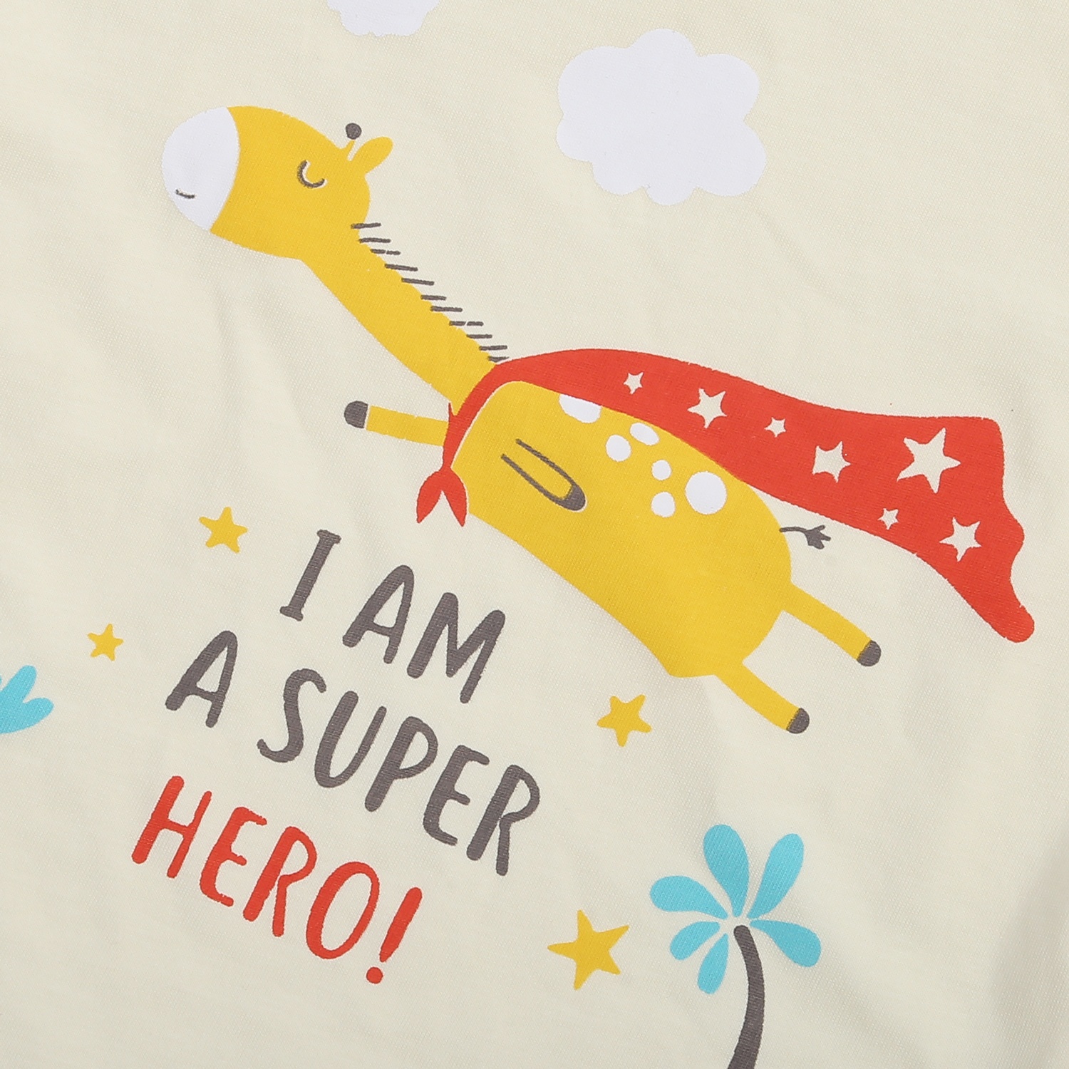 Bộ ba lỗ bé trai in hình chú hươu bay màu vàng ghi KidsPlaza M24H hình 5