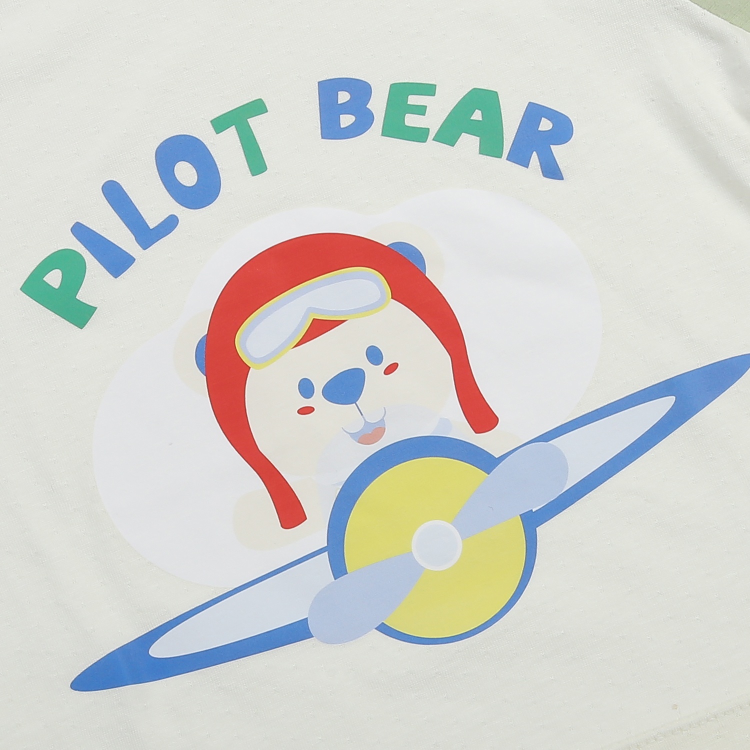 Bộ ba lỗ bé trai pilot KidsPlaza HN24H màu xanh be