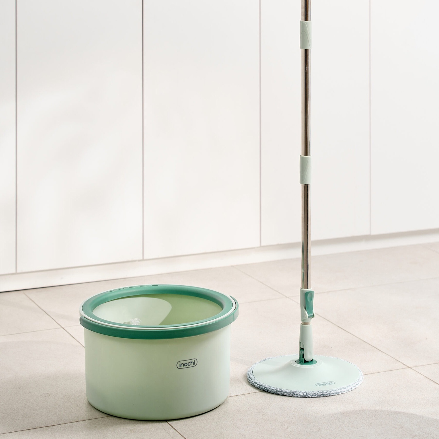 Bộ lau nhà tách nước Souji Inochi hình tròn hình 2