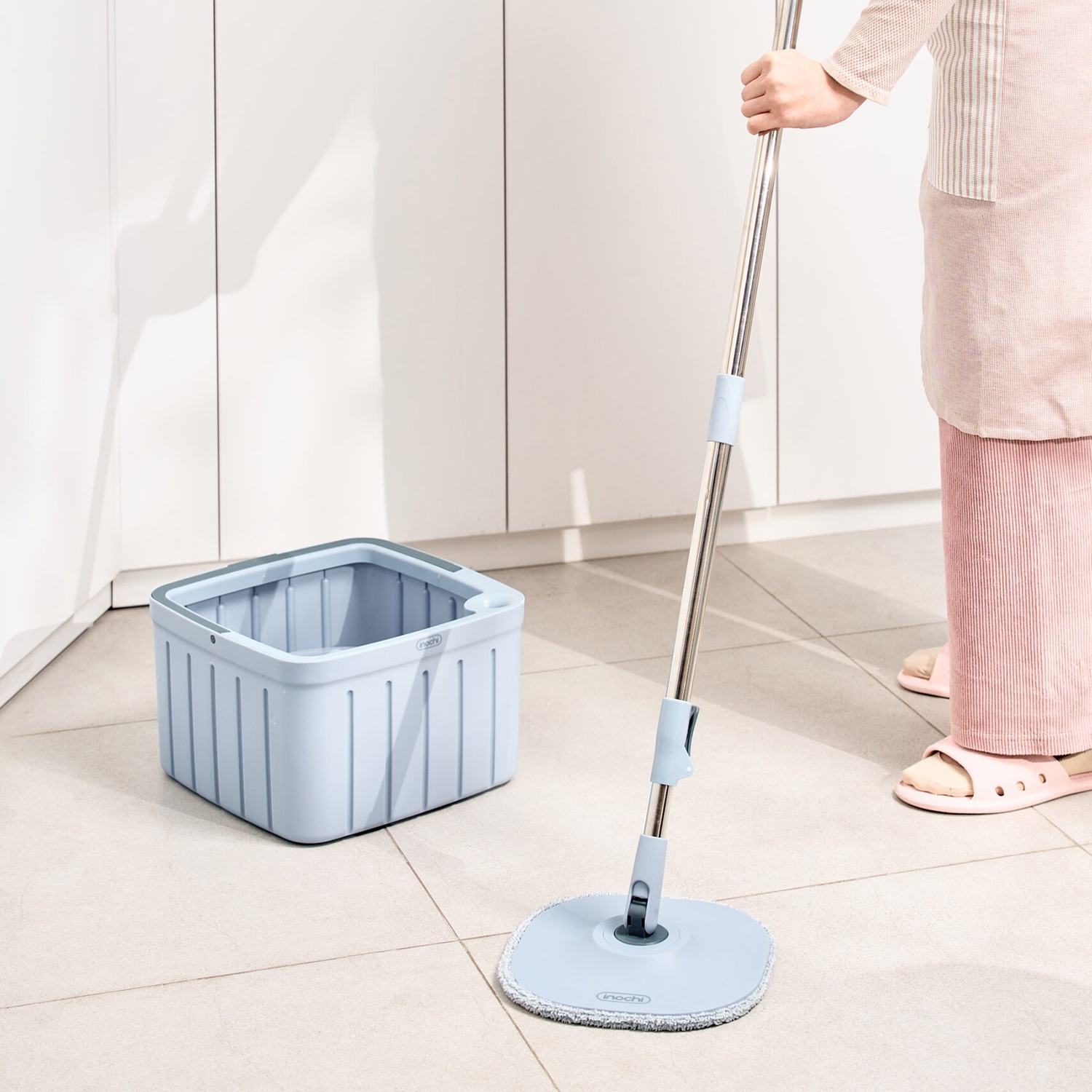 Bộ lau nhà tách nước Souji Inochi hình vuông hình 2