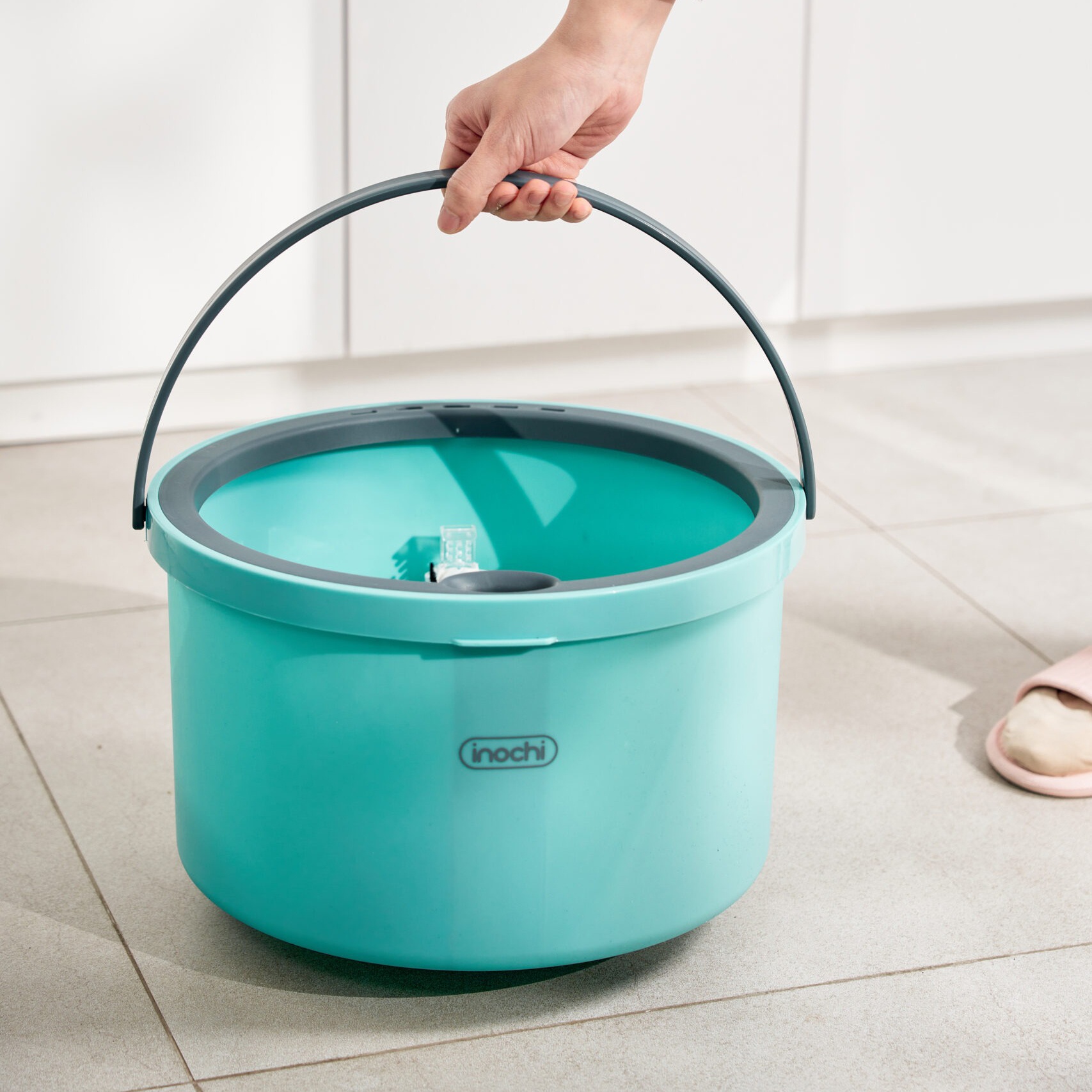 Bộ lau nhà tách nước Souji Plus Inochi hình tròn hình 4