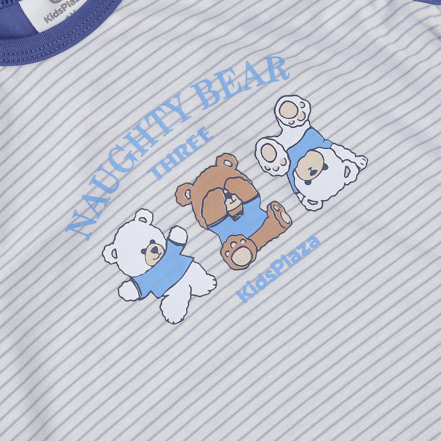 Bộ quần áo ba lỗ bé trai KidsPlaza Otis ND24H (Tím than) hình 2