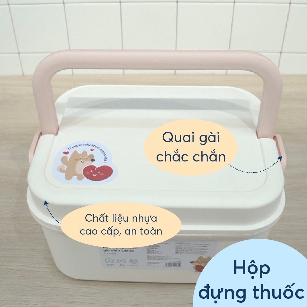 Hộp thuốc gia đình Okina (Màu ngẫu nhiên) hình 2