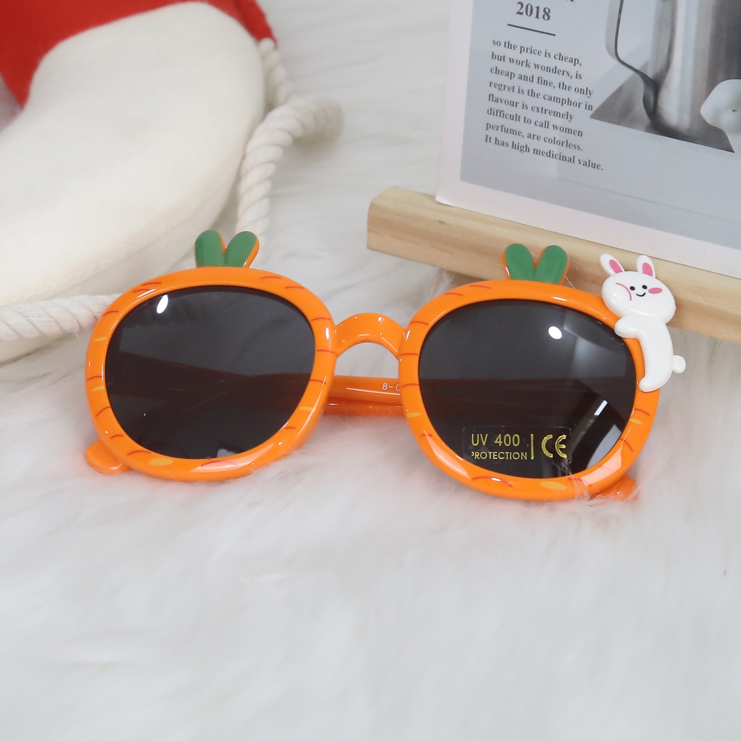 Kính mắt thời trang gọng dẻo bản 2024 KidsPlaza 8-062 (Cam)