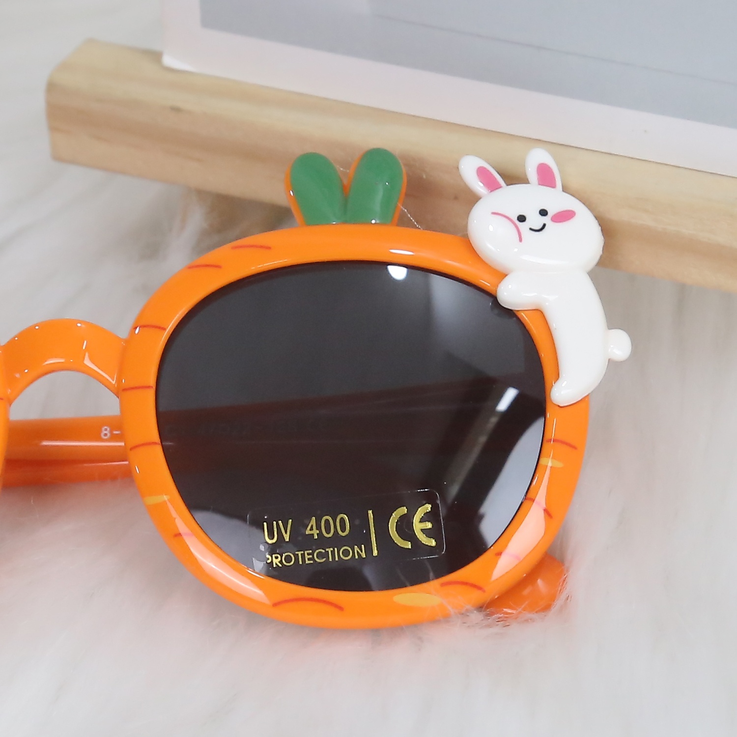 Kính mắt thời trang gọng dẻo bản 2024 KidsPlaza 8-062 (Cam)