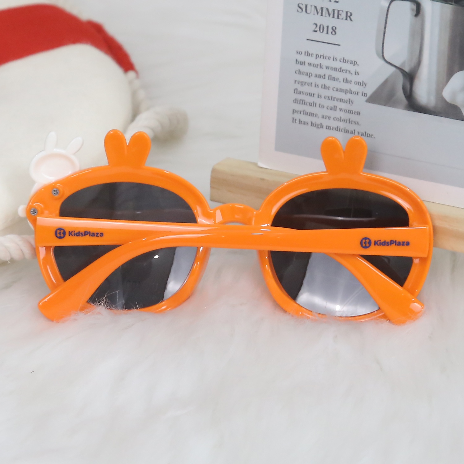 Kính mắt thời trang gọng dẻo bản 2024 KidsPlaza 8-062 (Cam)
