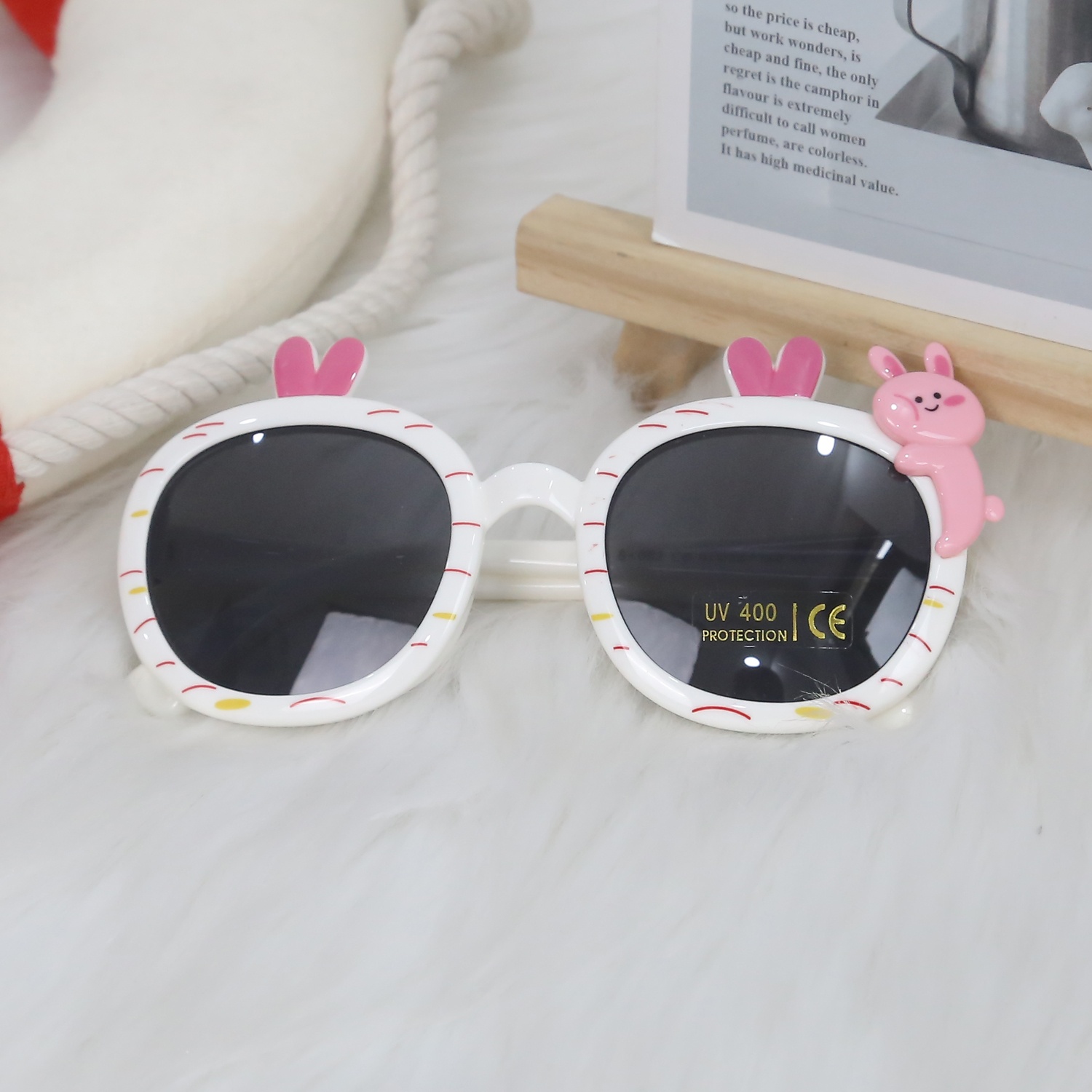 Kính mắt thời trang gọng dẻo bản 2024 KidsPlaza 8-062 (Trắng)