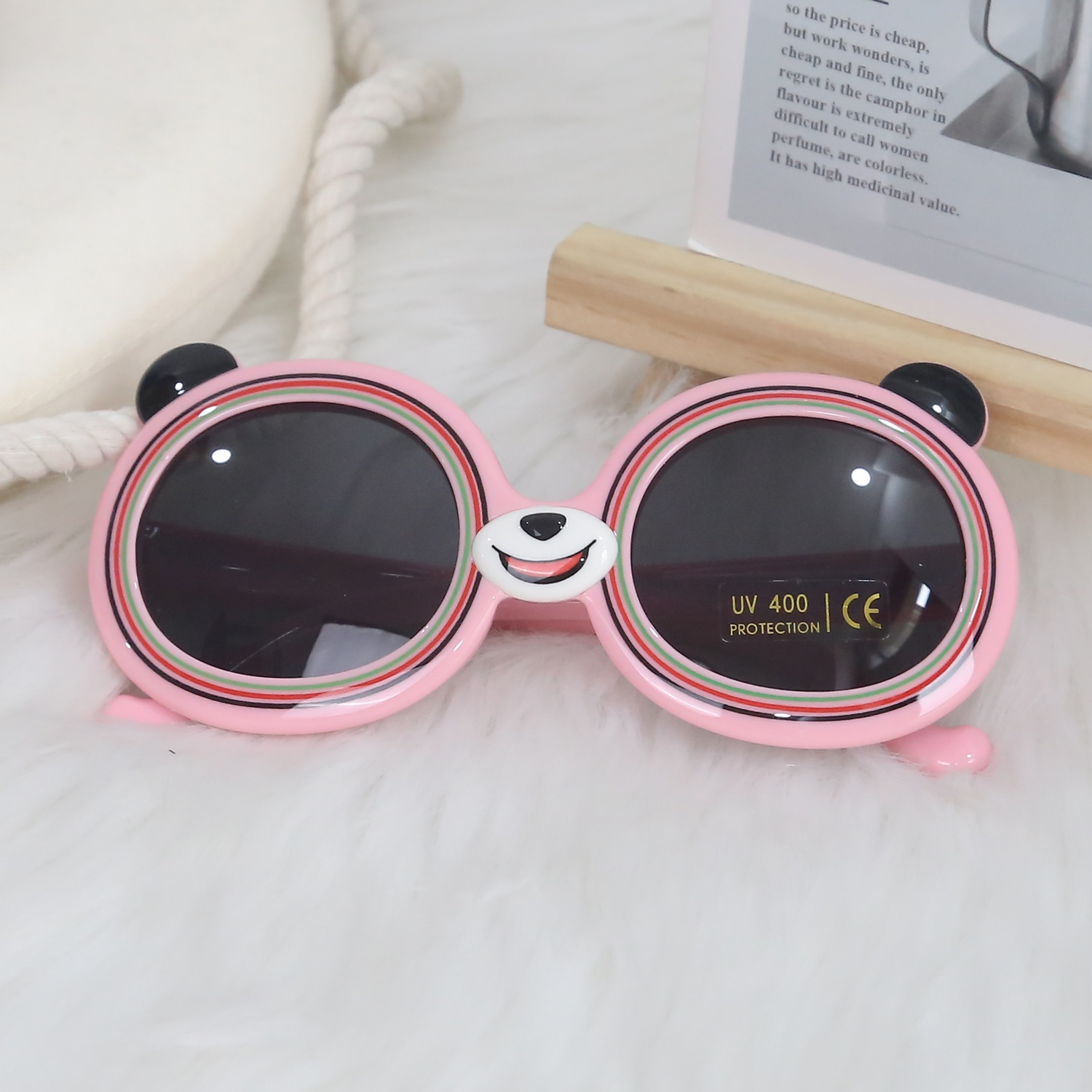 Kính mắt thời trang gọng dẻo bản 2024 KidsPlaza 8-068 (Hồng)