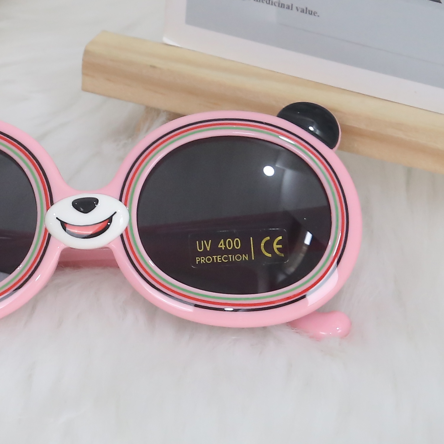 Kính mắt thời trang gọng dẻo bản 2024 KidsPlaza 8-068 (Hồng)