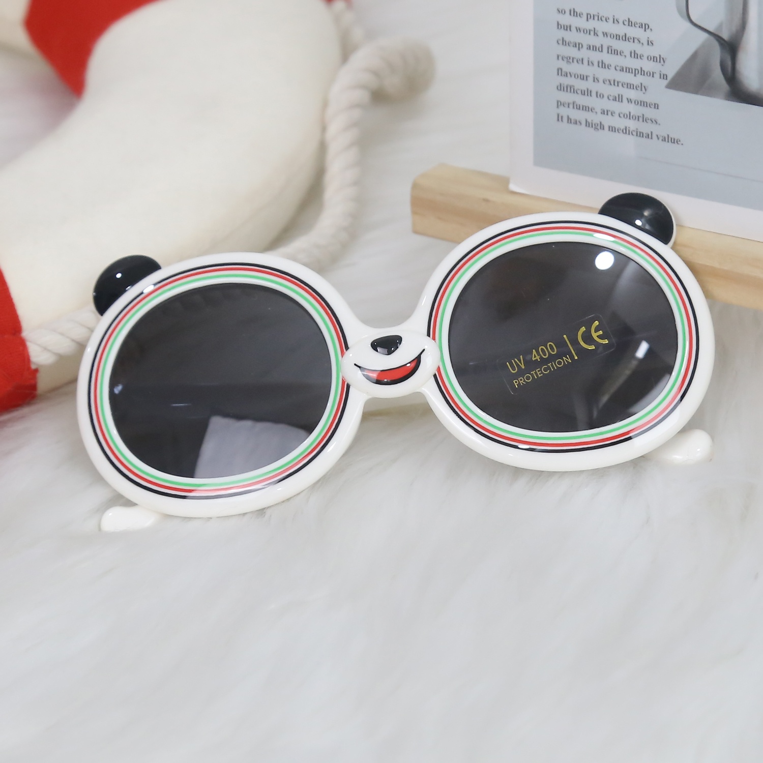 Kính mắt thời trang gọng dẻo bản 2024 KidsPlaza 8-068 (Trắng)