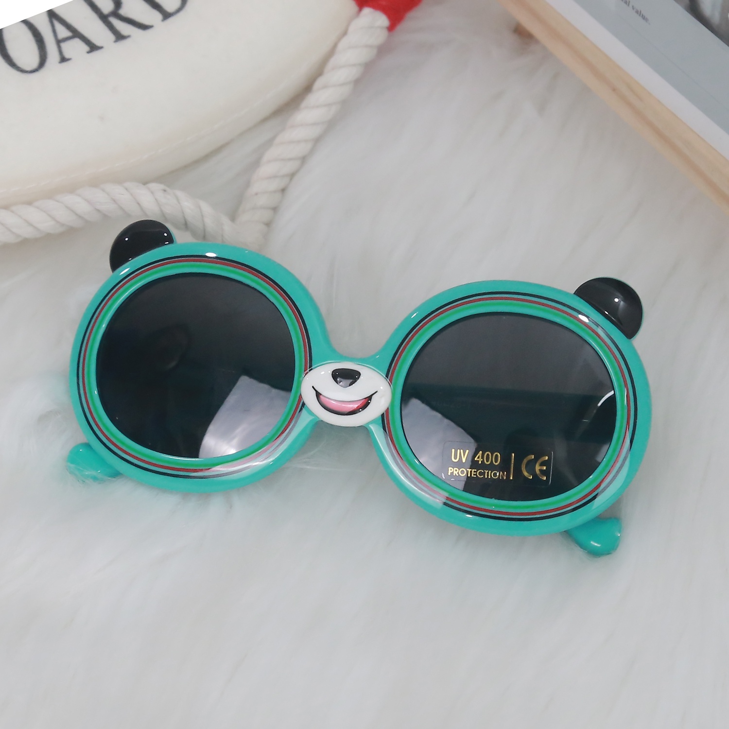 Kính mắt thời trang gọng dẻo bản 2024 KidsPlaza 8-068 (Xanh)