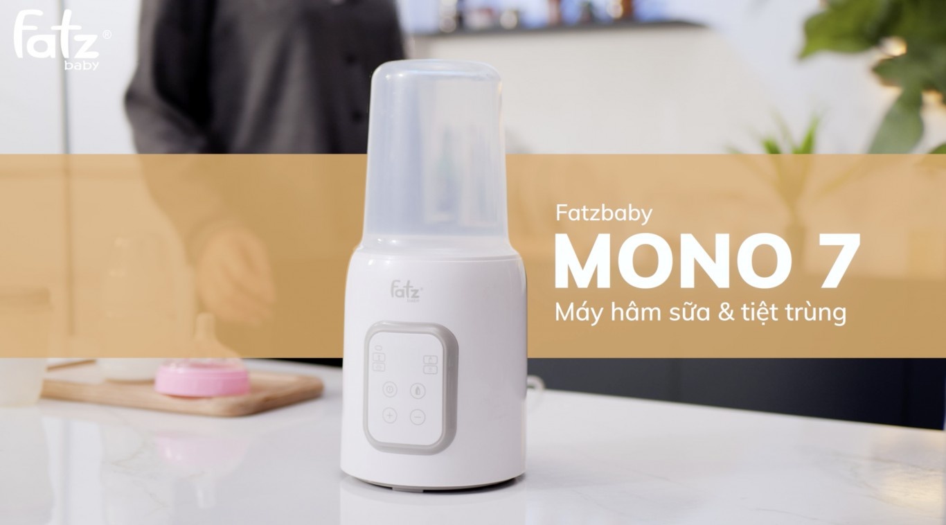 Máy hâm sữa và tiệt trùng Fatzbaby Mono7 FB3010TN hình 4